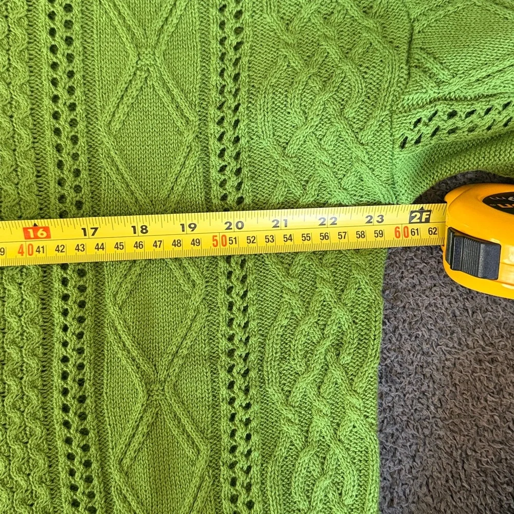 NWT A New Day Women's Crew Neck Tunic Pullover Sweater - Midweight, M, Green - Picture 5 of 5